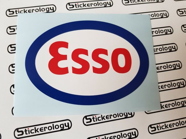 2X ESSO VINTAGE STICKERS