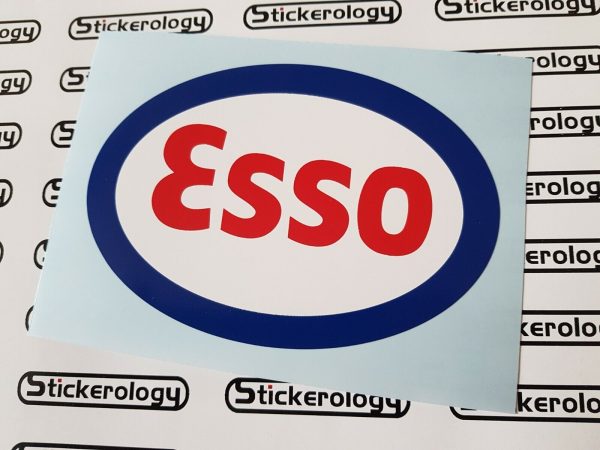 2X ESSO VINTAGE STICKERS - Image 4