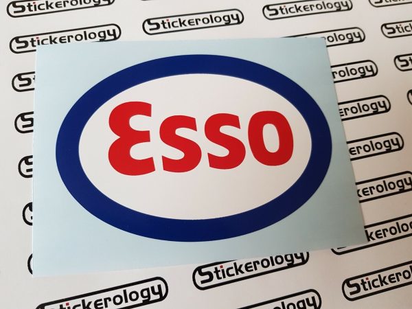 2X ESSO VINTAGE STICKERS - Image 2