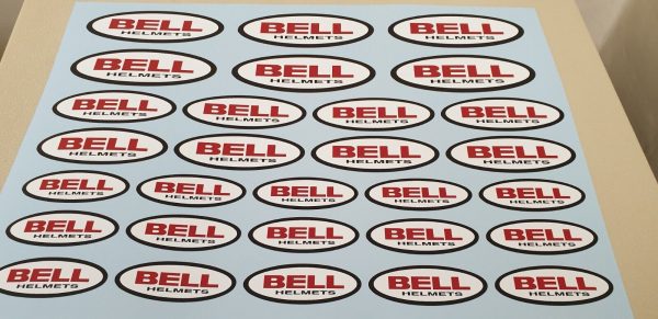 BELL HELMETS STICKER SET 29 STICKERS