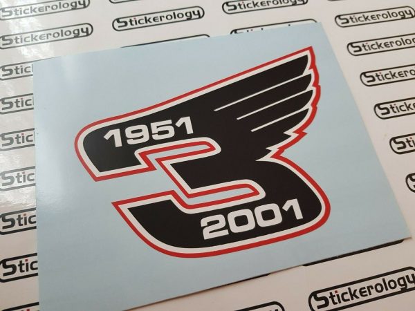 2X Dale Earnhardt #3 WINGS 1951 2001 STICKERS - Image 7