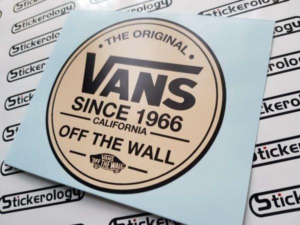 2X VANS OFF THE WALL CALIFORNIA 1966 STICKERS