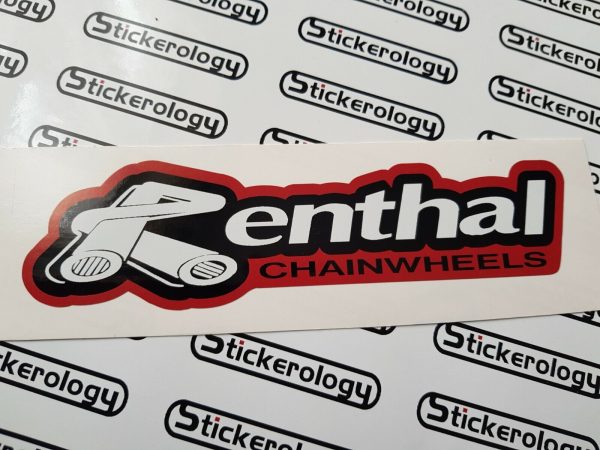 2 X RENTHAL CHAINWHEELS STICKERS