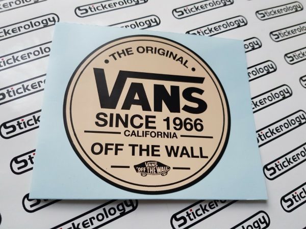 2X VANS OFF THE WALL CALIFORNIA 1966 STICKERS - Image 4